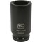 Dynamic 3/4" Drive Deep Socket, Black Phosphate, Tools 3/4" Drive 6 Point SAE, 1-5/16" Deep Length D020542 - alternate 1